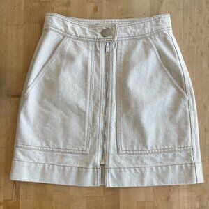 Isabel Marant Zip Front Mini Skirt